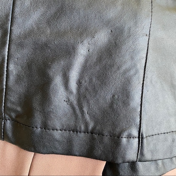 Black Faux Leather Vest - Picture 10 of 10